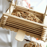 diy κατασκευές - δημιουργίες με ξυλάκια από παγωτό